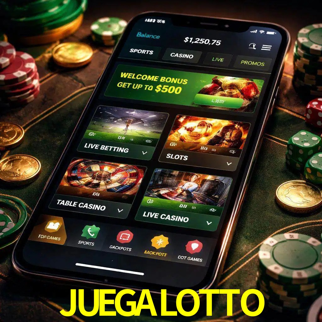 Diseño de juegos móviles JUEGALOTTO para usuarios en México